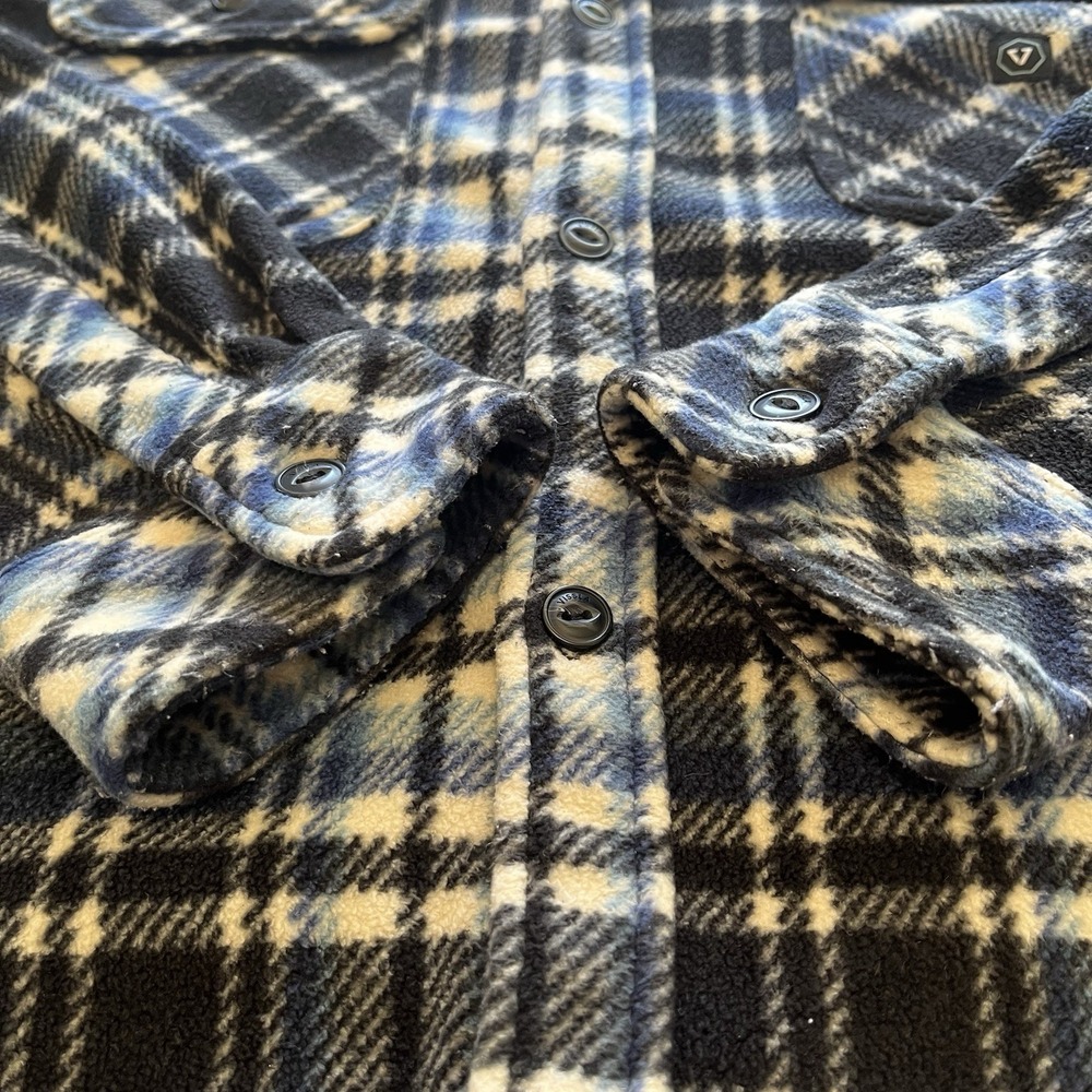 Vissla Men's Eco Zy Plaid Flannel Button-Up Shirt XL Long Sleeve reg $79.99 - Picture 4 of 12